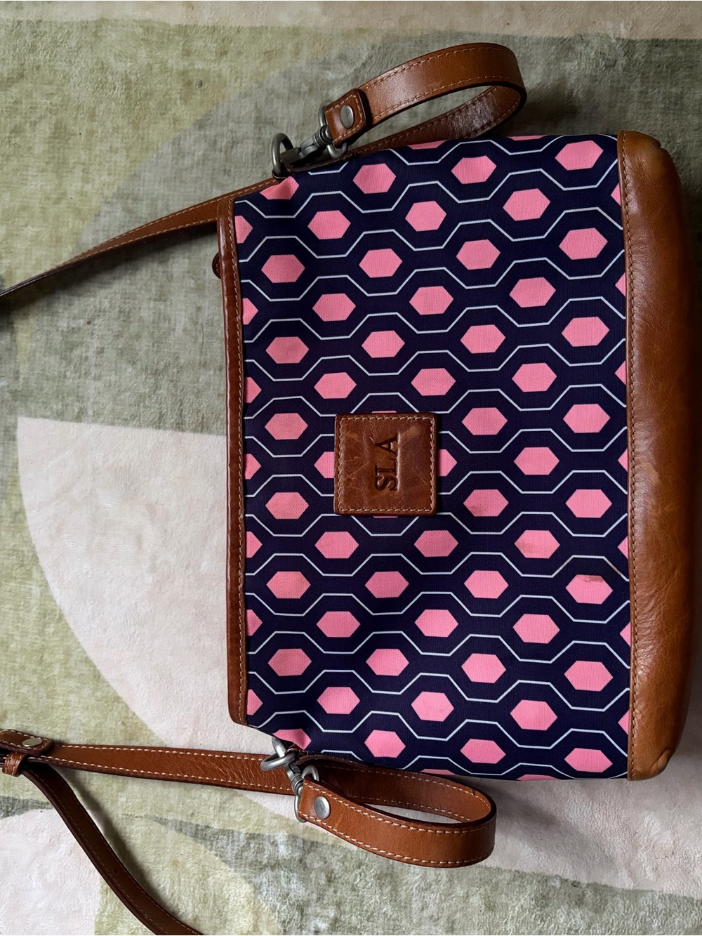 Leather Barrington purse